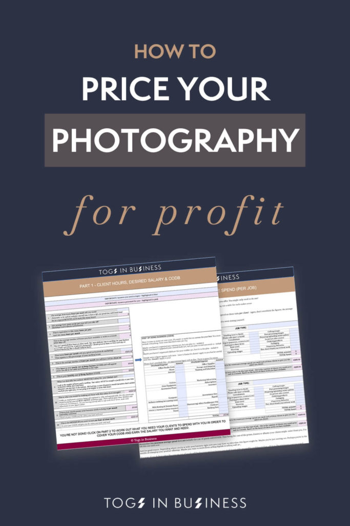 Video about pricing your photography (with free workbook)