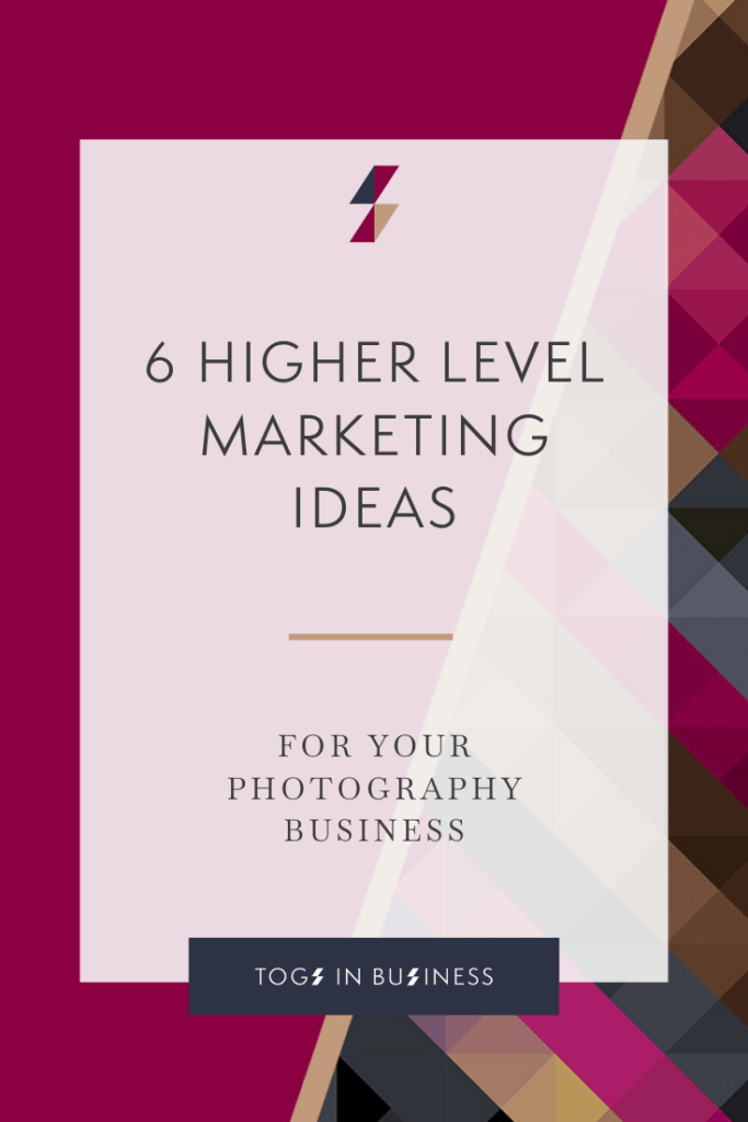Video about higher level marketing ideas for your photography business