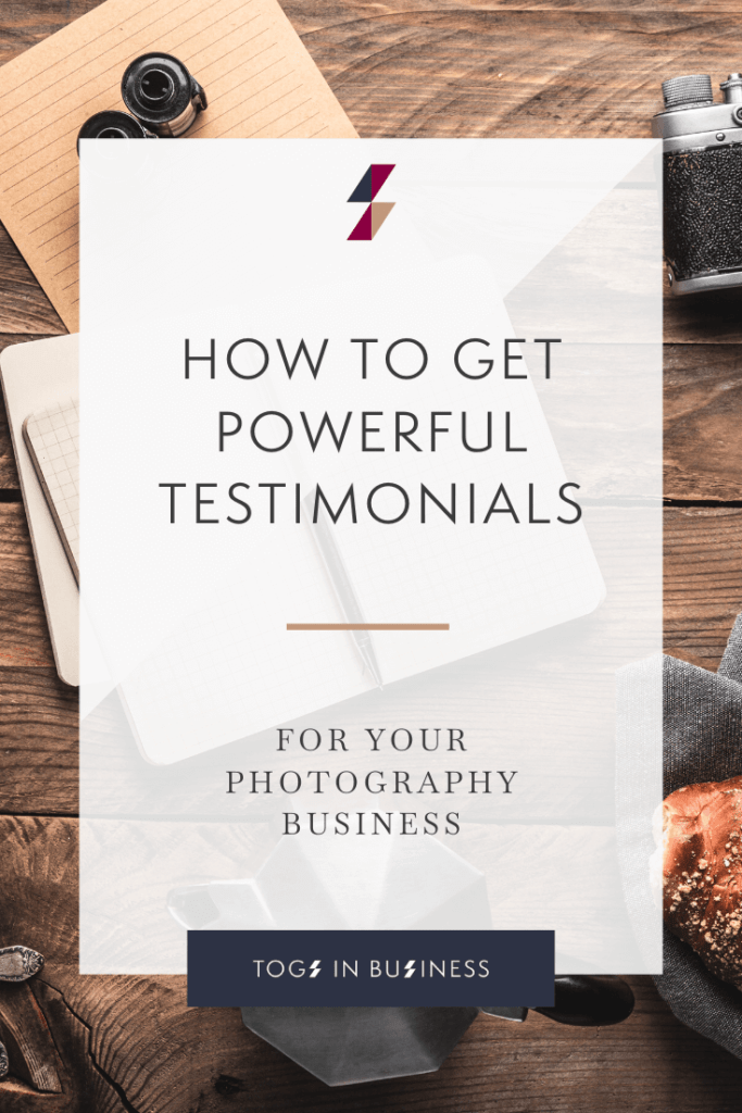 Video on how to get powerful testimonials for your photography business