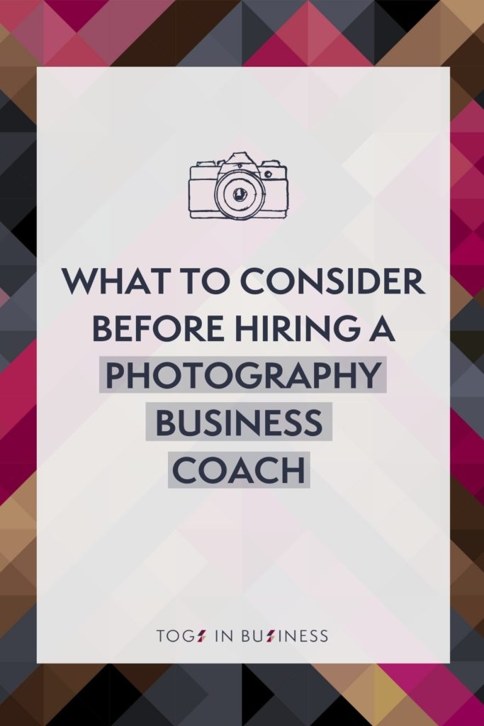 What to consider before you hire a photography business coach
